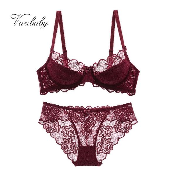 varsbaby women's lace underwire underwear push up back closure bra sets t200602, Red;black
varsbaby women's lace underwire underwear push up back closure bra sets t200602, Red;black