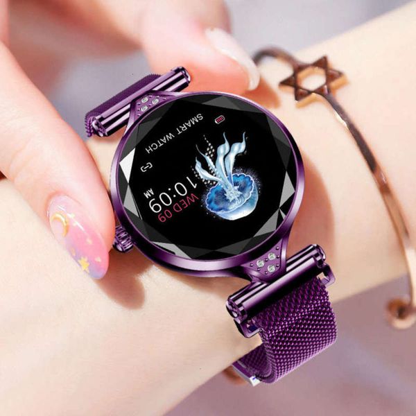 bracelet screen continuous heart dt38 rate dynamic color ui women's health exercise smart magnetic button watch fedn, Slivery;brown
bracelet screen continuous heart dt38 rate dynamic color ui women's health exercise smart magnetic button watch fedn, Slivery;brown