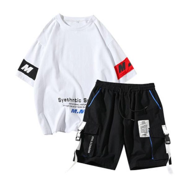 man casual loose sports suits fashion trend short sleeve fitness 2pcs sets summer designer new male round neck shorts tracksuits, Gray
man casual loose sports suits fashion trend short sleeve fitness 2pcs sets summer designer new male round neck shorts tracksuits, Gray