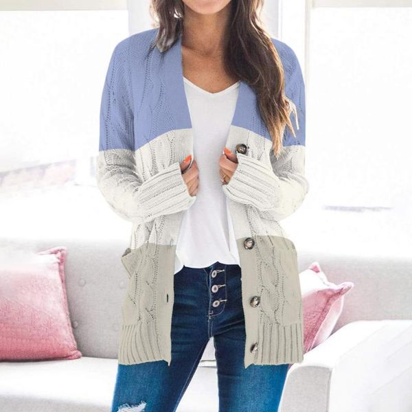 women's knits & tees women sweater cardigans long sleeve button casual solid cardigan 2021 autumn / winter fashion, White
women's knits & tees women sweater cardigans long sleeve button casual solid cardigan 2021 autumn / winter fashion, White