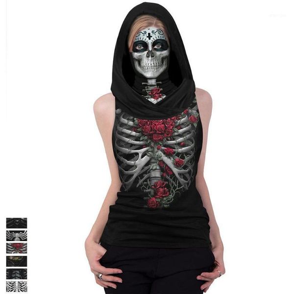 2020 fashion high street halloween skull print summer soft breathable hooded gothic women cool face-mount mask femme1, White
2020 fashion high street halloween skull print summer soft breathable hooded gothic women cool face-mount mask femme1, White