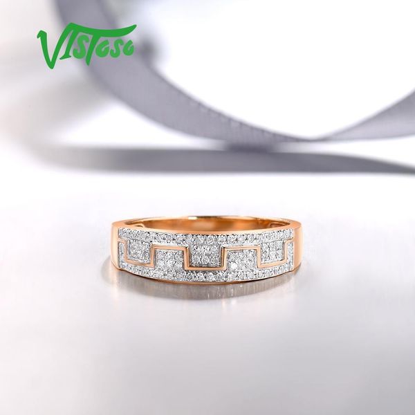 vistoso for women genuine 14k 585 rose gold ring sparkling diamond promise engagement rings anniversary fine jewelry q1219, Golden;silver
vistoso for women genuine 14k 585 rose gold ring sparkling diamond promise engagement rings anniversary fine jewelry q1219, Golden;silver