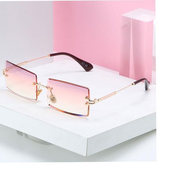 sunglasses pink purple female tinted rectangular rimless crystal gradient sun glasse for women vintage shades dropship eyewear, White;black
sunglasses pink purple female tinted rectangular rimless crystal gradient sun glasse for women vintage shades dropship eyewear, White;black