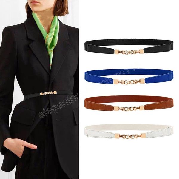 fashion double gold metal buckle women belt pearl decor slim elastic waist belts female simple dress suit straps waistband, Black;brown
fashion double gold metal buckle women belt pearl decor slim elastic waist belts female simple dress suit straps waistband, Black;brown