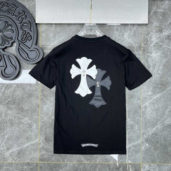 20022ss men's and women's quality college wind crow black and white contrast cross ch pied high street short sleeve t-shirt, White;black
20022ss men's and women's quality college wind crow black and white contrast cross ch pied high street short sleeve t-shirt, White;black