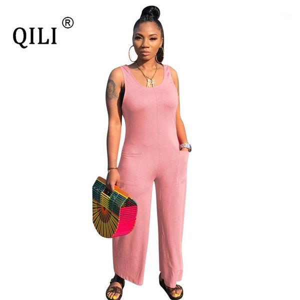 qili women loose jumpsuits sleeveless casual wide leg long pants jumpsuit summer colthes1, Black;white
qili women loose jumpsuits sleeveless casual wide leg long pants jumpsuit summer colthes1, Black;white