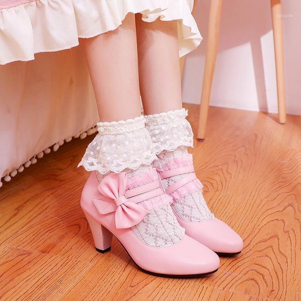 yqbtdl summer 2020 lace ruffles bowtie party wedding bride white pink lolita shoes hook mary jane block high heel shoes pumps 421, Black
yqbtdl summer 2020 lace ruffles bowtie party wedding bride white pink lolita shoes hook mary jane block high heel shoes pumps 421, Black