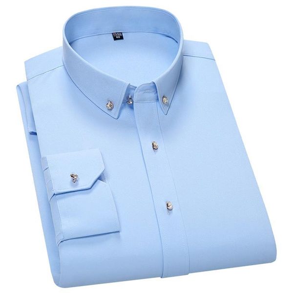 luxury men's diamond button solid dress shirt pocket-less stretch casual standard-fit comfortable soft thin long sleeve shirt, White;black
luxury men's diamond button solid dress shirt pocket-less stretch casual standard-fit comfortable soft thin long sleeve shirt, White;black