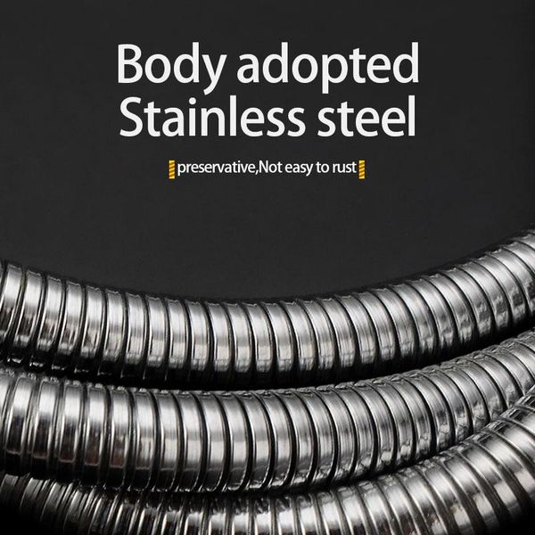 1.5m 2m stainless steel shower hose encryption explosion proof hose spring tube pull tube bathroom accessories wmtztx
1.5m 2m stainless steel shower hose encryption explosion proof hose spring tube pull tube bathroom accessories wmtztx