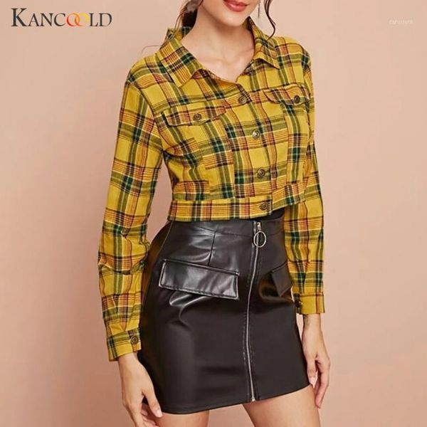 kancoold coats womens winter streetwear lattice print loose button clothing long sleeve outwear fashion new coat women 2019nov261, Black;brown
kancoold coats womens winter streetwear lattice print loose button clothing long sleeve outwear fashion new coat women 2019nov261, Black;brown