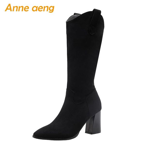 2020 new winter women mid-calf boots high heel pointed toe zipper solid ladies women shoes black warm boots big size 32-48
2020 new winter women mid-calf boots high heel pointed toe zipper solid ladies women shoes black warm boots big size 32-48