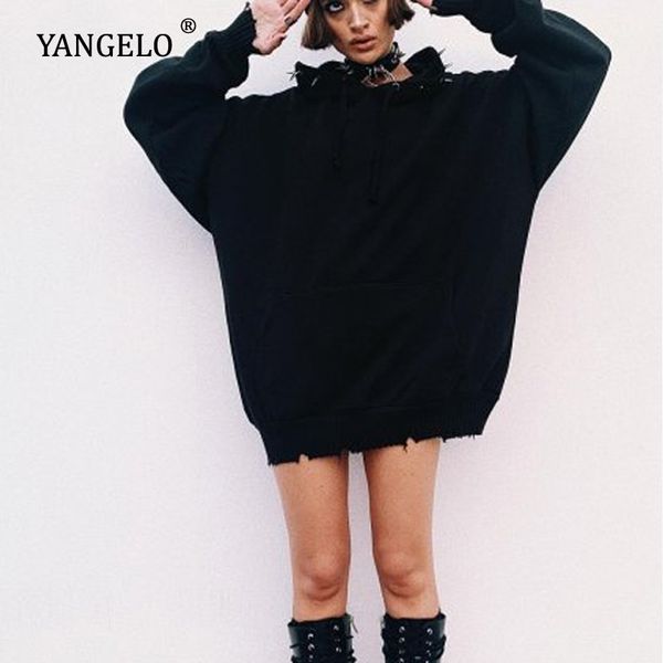 yangelo demanged denire spiked hoodie женская толстовка осенью зима черный панк с длинным рукавом свободные пуловер женские уличные одежды, Black
yangelo demanged denire spiked hoodie женская толстовка осенью зима черный панк с длинным рукавом свободные пуловер женские уличные одежды, Black