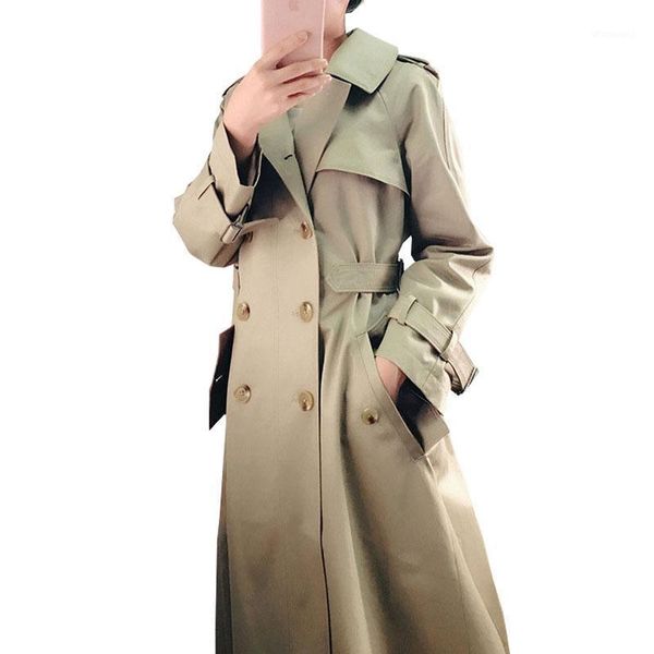 2020 women trench coat slim waist women long coat khaki casaco feminino harajuku abrigo mujer drouble breasted trench femme1, Tan;black
2020 women trench coat slim waist women long coat khaki casaco feminino harajuku abrigo mujer drouble breasted trench femme1, Tan;black