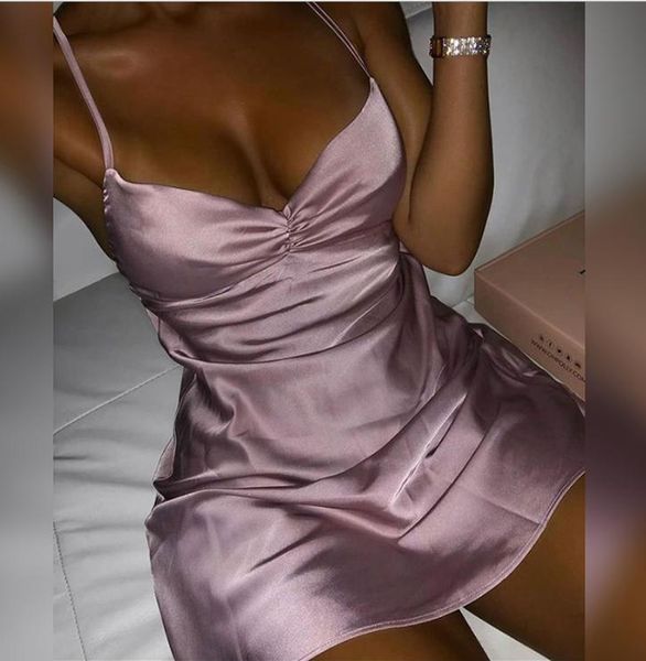 new dress for women fashion women solid spaghetti straps bodycon elegant v-neck mini night club party dress sleeveless, Black;gray
new dress for women fashion women solid spaghetti straps bodycon elegant v-neck mini night club party dress sleeveless, Black;gray