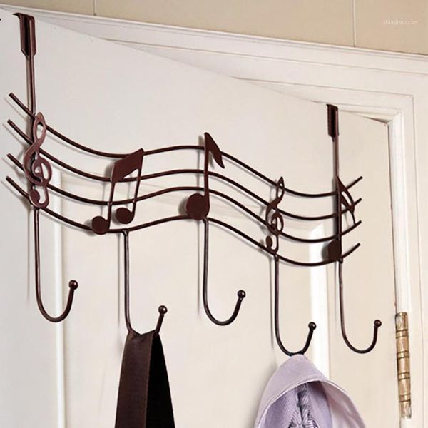 hooks & rails creative music notes wall kitchen bathroom organizer hanger mental iron hanging rack with 5-hook1
hooks & rails creative music notes wall kitchen bathroom organizer hanger mental iron hanging rack with 5-hook1