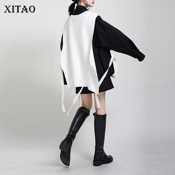 xitao japanese style knitting vest women fashion wild loose bandage sleeveless solid color trend vests autumn new zy1103, Black;white
xitao japanese style knitting vest women fashion wild loose bandage sleeveless solid color trend vests autumn new zy1103, Black;white