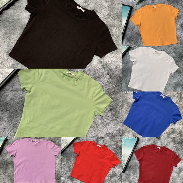2020 summer new women's t- slim t- shirt bottoming shirt pure cotton short solid color tight navel for women yz0ar, White
2020 summer new women's t- slim t- shirt bottoming shirt pure cotton short solid color tight navel for women yz0ar, White