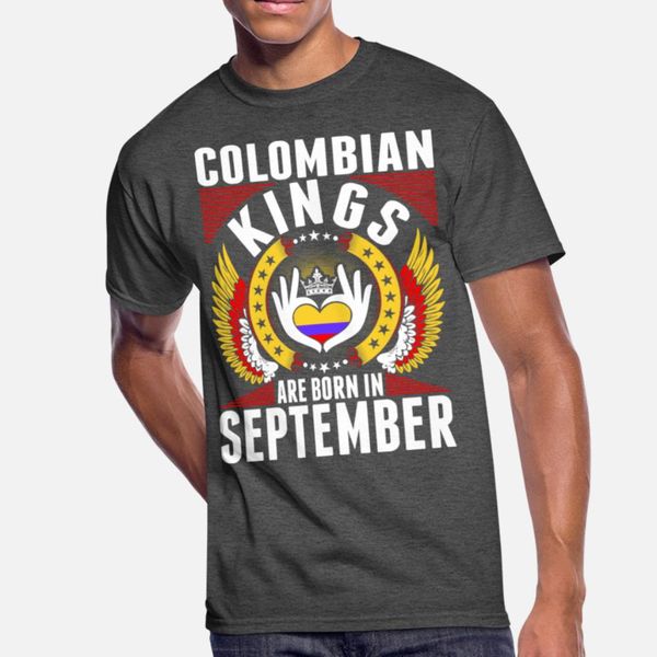 colombian kings are born in september t shirt cute popular casual tracksuit hoodie sweatshirt