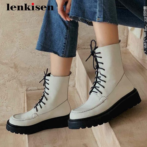 boots lenkisen british school split leather mixed colors thick med heel round toe lace up daily wear mid-calf l79, Black
boots lenkisen british school split leather mixed colors thick med heel round toe lace up daily wear mid-calf l79, Black