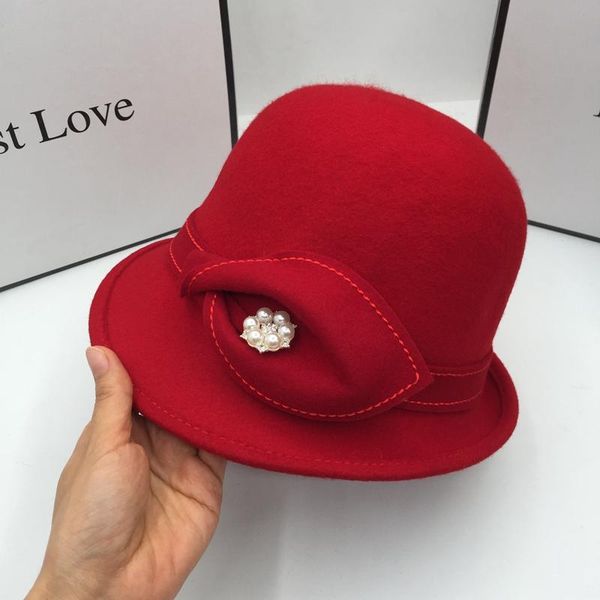 wide brim hats red bucket for women spring and autumn period the wool big domed edge fisherman hat basin vintage flowers, Blue;gray
wide brim hats red bucket for women spring and autumn period the wool big domed edge fisherman hat basin vintage flowers, Blue;gray