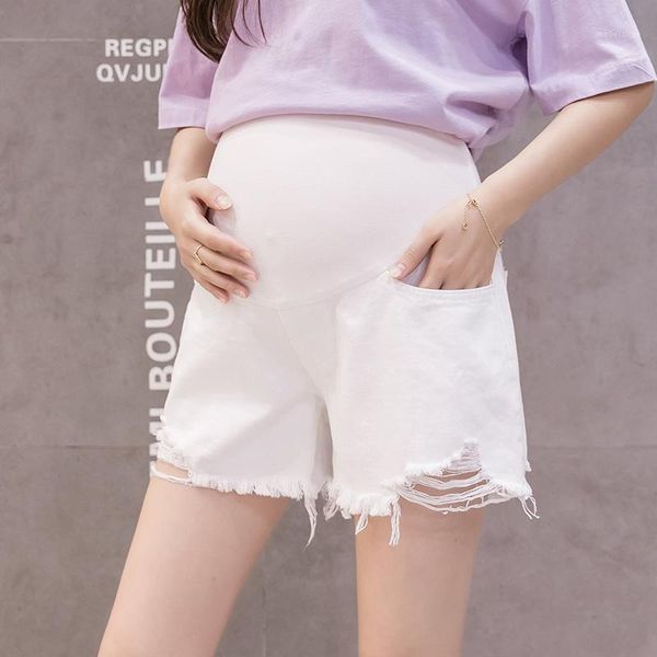 8886# maternity jeans shorts maternity jeans summer cropped denim pants belly support pants elastic waist trousers1, White
8886# maternity jeans shorts maternity jeans summer cropped denim pants belly support pants elastic waist trousers1, White