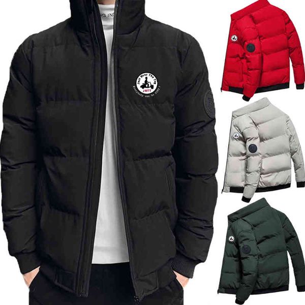 new men's winter down jacket warm cotton man coat jott printed zipper stand collar motorcycle clothing padding, Black;brown
new men's winter down jacket warm cotton man coat jott printed zipper stand collar motorcycle clothing padding, Black;brown