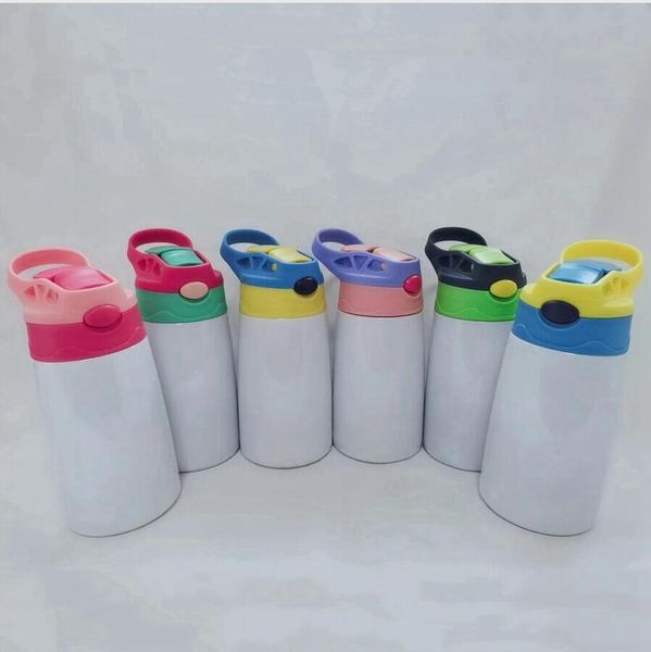12oz 350ml sublimation sippy cup diy child water bottle with straw lid portable stainless steel student drinking tumbler kid mugs ljjp752 
12oz 350ml sublimation sippy cup diy child water bottle with straw lid portable stainless steel student drinking tumbler kid mugs ljjp752