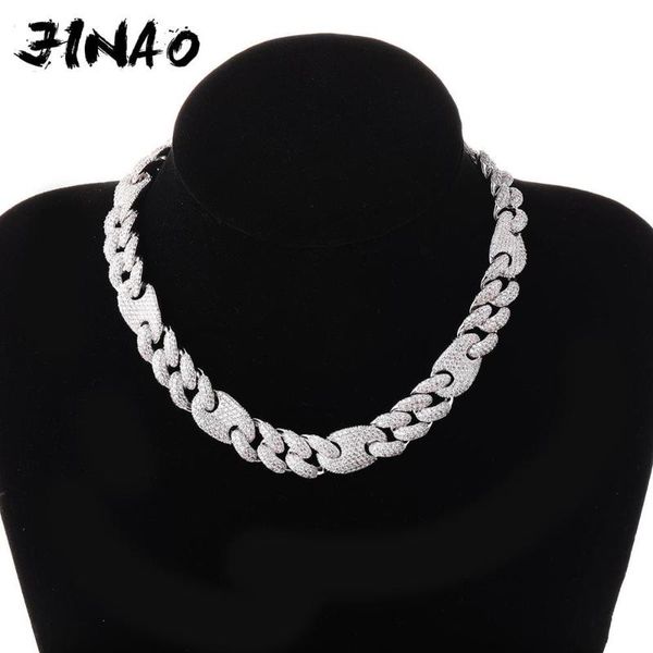 jinao 16mm&20mm miami new box clasp cuban link chain gold silver necklace iced out cubic zirconia bling hip hop for men jewelry
jinao 16mm&20mm miami new box clasp cuban link chain gold silver necklace iced out cubic zirconia bling hip hop for men jewelry