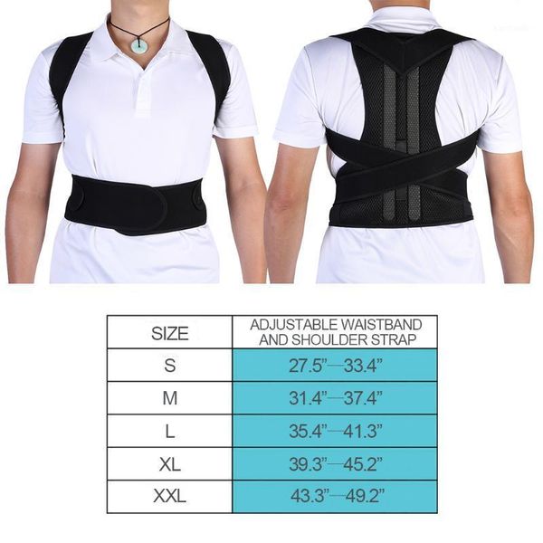 back support brace shoulder care posture corrector adjustable clavicle strap improve sit walk prevent slouching 1, Black;blue
back support brace shoulder care posture corrector adjustable clavicle strap improve sit walk prevent slouching 1, Black;blue