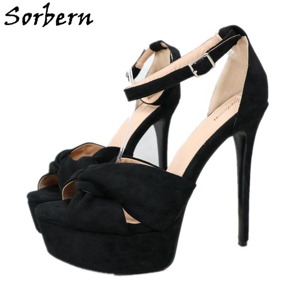 sorbern summer style sandals for women shoes high heel platform cross strap ankle strap shoes women size 6 prom heels more color, Black
sorbern summer style sandals for women shoes high heel platform cross strap ankle strap shoes women size 6 prom heels more color, Black