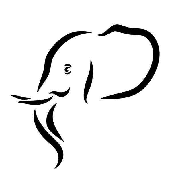 15.2cm*14.7cm elephant head simple decoration car sticker body of car vinyl decal black/silver c4-1608
15.2cm*14.7cm elephant head simple decoration car sticker body of car vinyl decal black/silver c4-1608