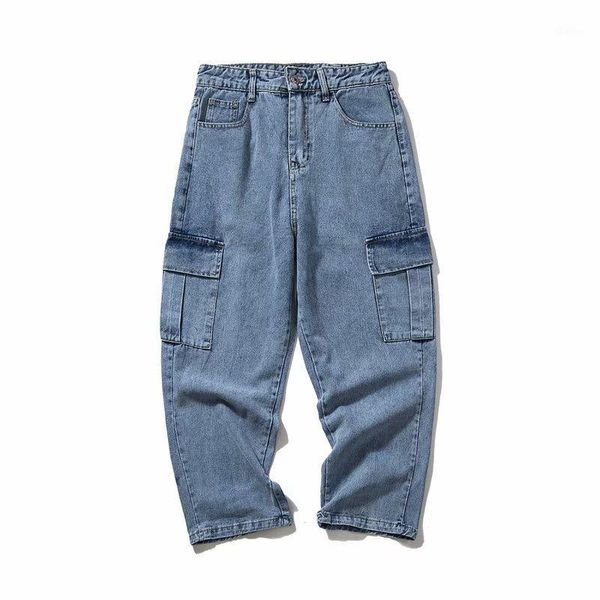 men's jeans denim 2021 fashion casual men loose straight brand trousers autumn and winter trend hip-hop wide-leg daddy pants1, Blue
men's jeans denim 2021 fashion casual men loose straight brand trousers autumn and winter trend hip-hop wide-leg daddy pants1, Blue