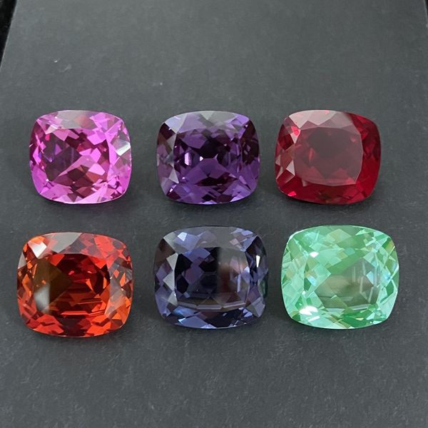 18x20mm 30cts big size 5a quality corundum cushion cut lab grown ruby sapphire padma loose gemstone for jewelry making q1219, Bronze;silver
18x20mm 30cts big size 5a quality corundum cushion cut lab grown ruby sapphire padma loose gemstone for jewelry making q1219, Bronze;silver