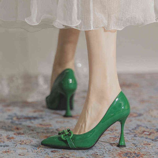 dress shoes designer french pointed office high heels fashion horse buckle stiletto sandals evening party pumps 220310, Black
dress shoes designer french pointed office high heels fashion horse buckle stiletto sandals evening party pumps 220310, Black