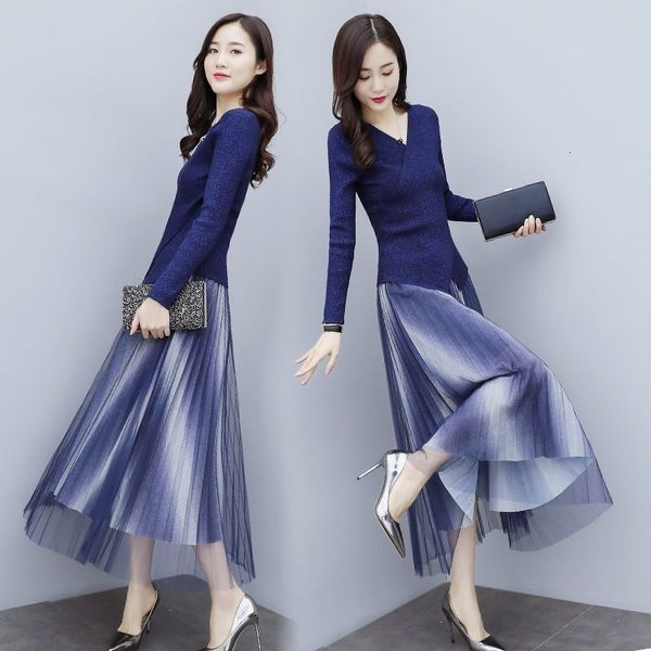2021 new set of two garments plied winter on elegant v adjusts temperament shirt with knitted or crocheted skirt 9fkg, Gray
2021 new set of two garments plied winter on elegant v adjusts temperament shirt with knitted or crocheted skirt 9fkg, Gray