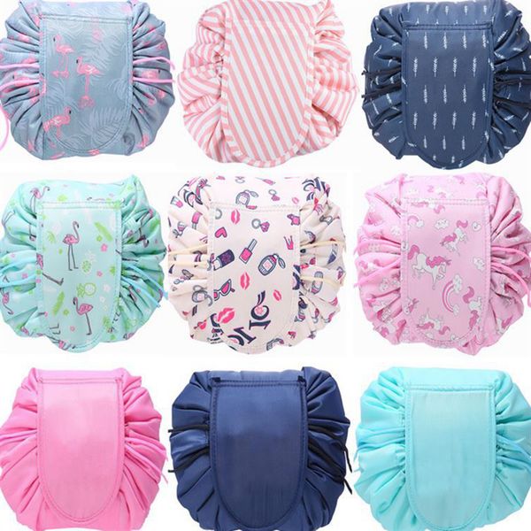 flamingo lazy drawstring cosmetic bag multi-function travel magic pouch portable wash bag makeup organizer storage bags
flamingo lazy drawstring cosmetic bag multi-function travel magic pouch portable wash bag makeup organizer storage bags