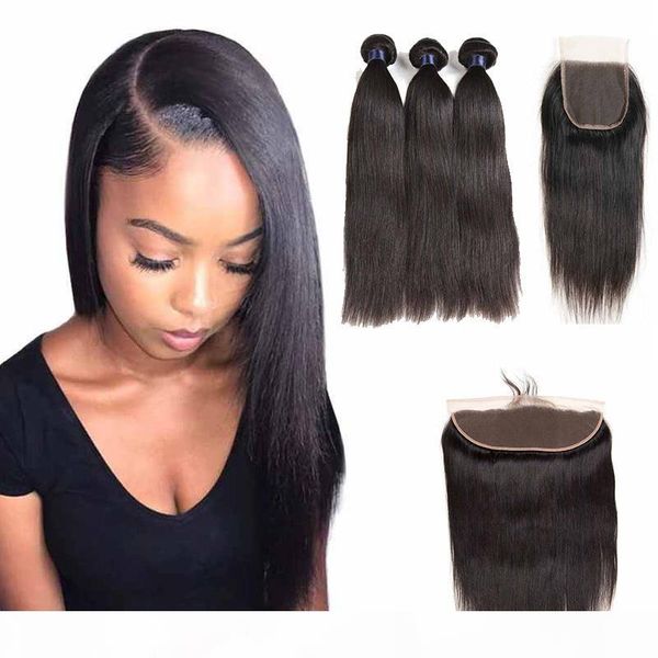 mink 9a brazilian human hair straight 3 bundles with 4x4 lace closure brazilian human hair extension with 13x4 lace frontal closure, Black
mink 9a brazilian human hair straight 3 bundles with 4x4 lace closure brazilian human hair extension with 13x4 lace frontal closure, Black