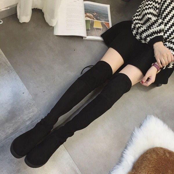show thin over knee elastic boots women's autumn and winter antiskid thin leg thick heel boots star high-end quality women's, Black
show thin over knee elastic boots women's autumn and winter antiskid thin leg thick heel boots star high-end quality women's, Black