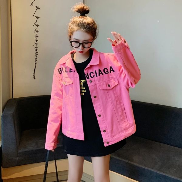 women's jacket denim coat long sleeve coat casual loose crop autumn short coat female winter coats cowboy outwear, Black;brown
women's jacket denim coat long sleeve coat casual loose crop autumn short coat female winter coats cowboy outwear, Black;brown
