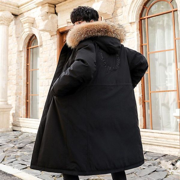 white duck down han edition long big yards thickening in warm winter coats men suit students hip-hop popular logo1, Black
white duck down han edition long big yards thickening in warm winter coats men suit students hip-hop popular logo1, Black