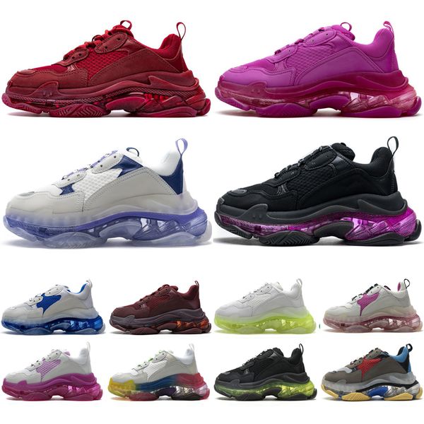 fashion classic men and women triple s transparent shoes thick bottom neon green fitness comfortable lightweight breathable casual shoes, Black
fashion classic men and women triple s transparent shoes thick bottom neon green fitness comfortable lightweight breathable casual shoes, Black