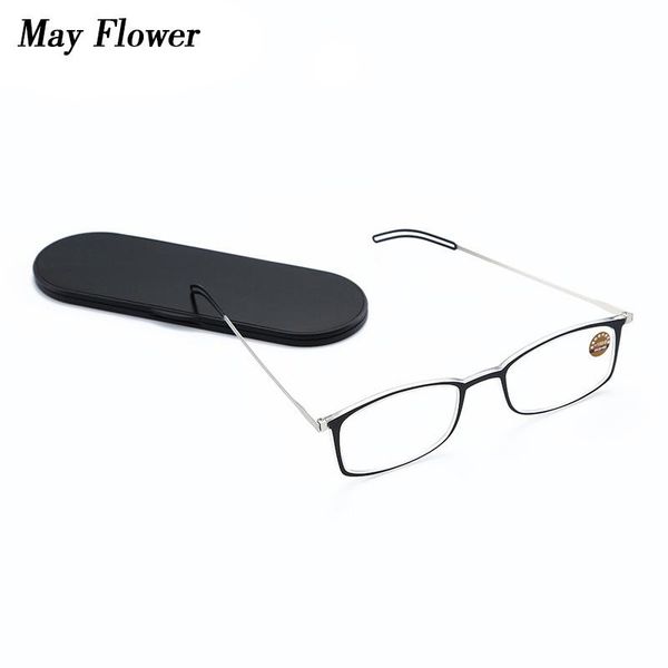 sunglasses may flower ultrathin anti-blue reading glasses light portable square presbyopic eyewear with phone case for men&women, White;black
sunglasses may flower ultrathin anti-blue reading glasses light portable square presbyopic eyewear with phone case for men&women, White;black