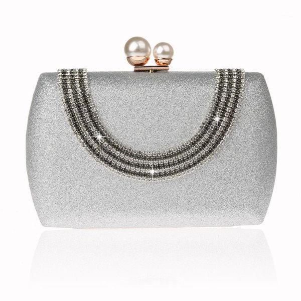 evening bags silver women's bag shoulder bridal wedding clutch handbag party purse makeup 1871-2-a1
evening bags silver women's bag shoulder bridal wedding clutch handbag party purse makeup 1871-2-a1