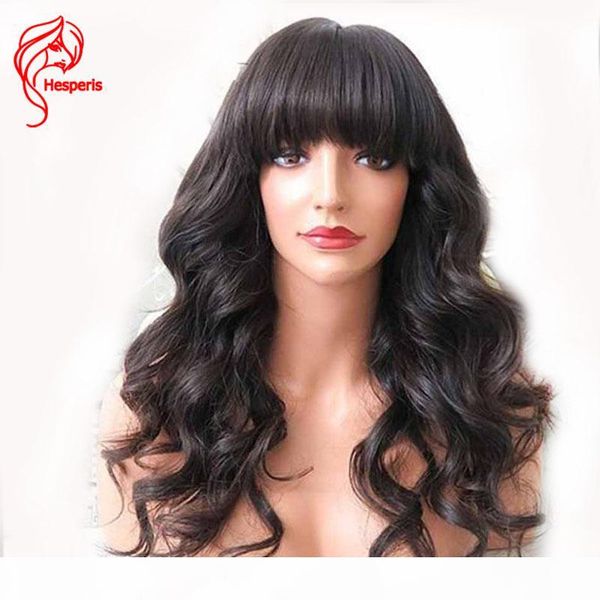 hesperis brazilian wavy wigs with scalp remy hair glueless human hair wigs with bangs full machine made wig for women, Black;brown
hesperis brazilian wavy wigs with scalp remy hair glueless human hair wigs with bangs full machine made wig for women, Black;brown