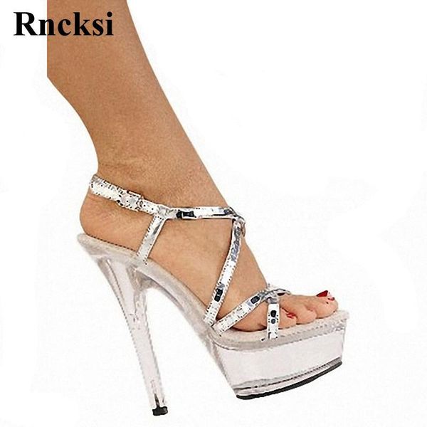 sandals rncksi women straps night club pole dance 15cm high heel transparent platform wedding party shoes, Black
sandals rncksi women straps night club pole dance 15cm high heel transparent platform wedding party shoes, Black
