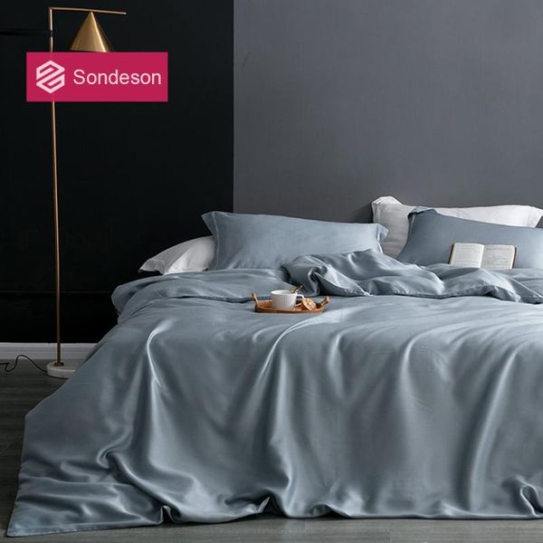 Sondeson Luxury Beauty 100% Silk Gray Bedding Set 25 Momme Silk Healthy Skin Duvet Cover Bed Linen Single Double King Set
Sondeson Luxury Beauty 100% Silk Gray Bedding Set 25 Momme Silk Healthy Skin Duvet Cover Bed Linen Single Double King Set