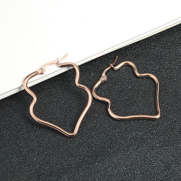 золотые серьги ювелирные изделия в форме сердца серьги из нержавеющей стали европейского и американского геометрическое завода 2020 дамы, Silver 
золотые серьги ювелирные изделия в форме сердца серьги из нержавеющей стали европейского и американского геометрическое завода 2020 дамы, Silver