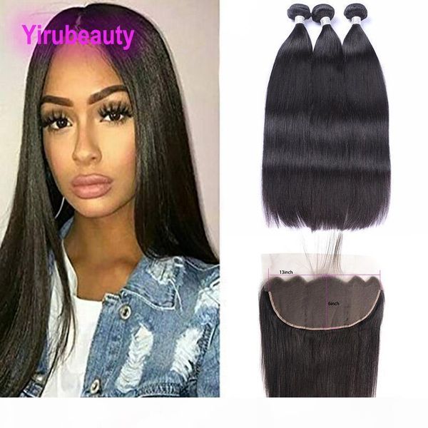 peruvian human hair 3 bundles with 13x6 lace frontal with baby hair extensions 8-30inch straight yirubeauty hair products with 13*6 frontal, Black;brown
peruvian human hair 3 bundles with 13x6 lace frontal with baby hair extensions 8-30inch straight yirubeauty hair products with 13*6 frontal, Black;brown