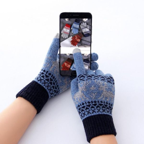 five fingers gloves winter female warm plus velvet tactical thickening riding knit mittens for women invierno mujer, Blue;gray
five fingers gloves winter female warm plus velvet tactical thickening riding knit mittens for women invierno mujer, Blue;gray