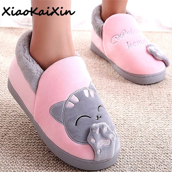 women winter warm home slippers cartoon lucky cat non-slip home shoes men indoor floor bedroom lovers couple plush house shoes y200106, Black
women winter warm home slippers cartoon lucky cat non-slip home shoes men indoor floor bedroom lovers couple plush house shoes y200106, Black